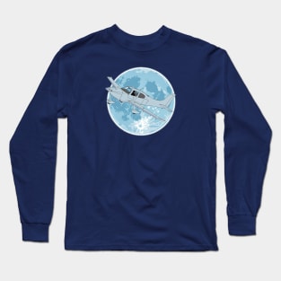 Cirrus Sr22 Moonlight Long Sleeve T-Shirt